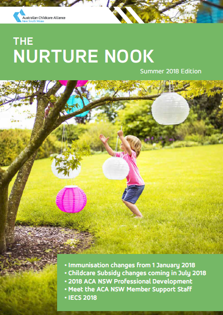 2018 Nurture Nook Summer cover