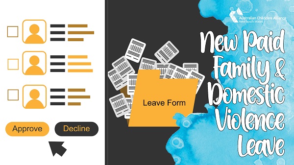 New paid family and domestic violence leave entitlements