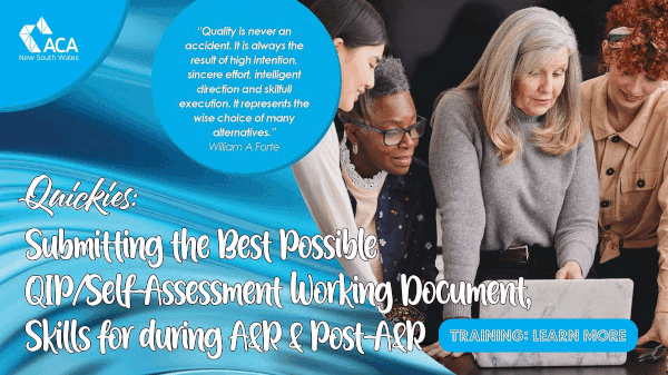 A&R 2024: Submitting the Best Possible QIP/Self-Assessment Working Document, Skills for during A&R & Post-A&R