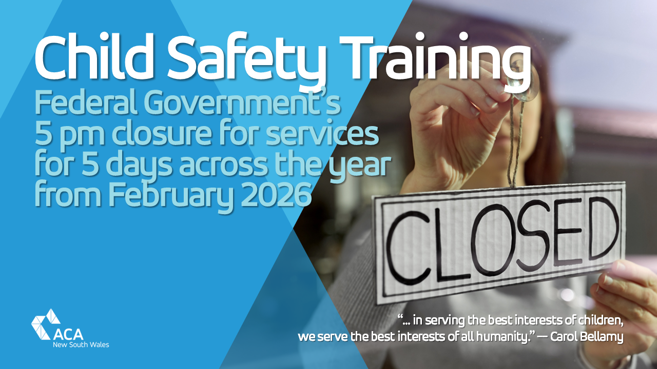 Mandatory Child Safety Training beginning February 2026