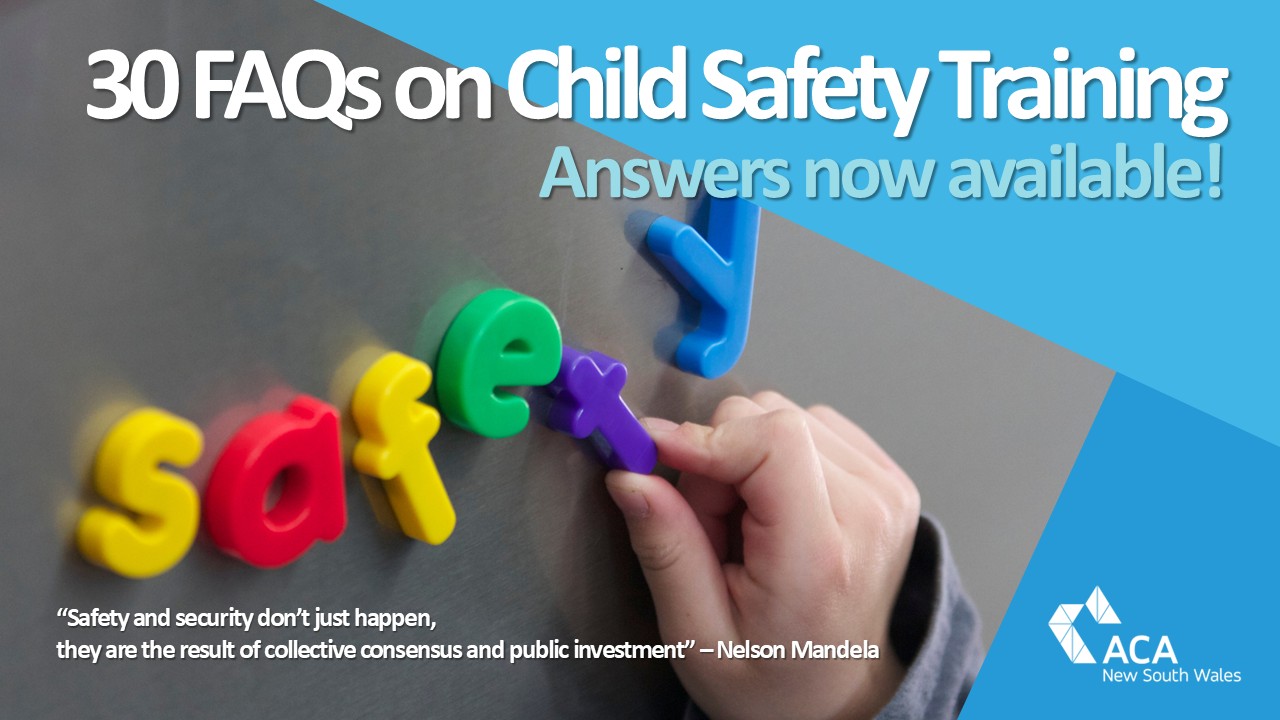 30 FAQs on new mandatory Child Safety Training