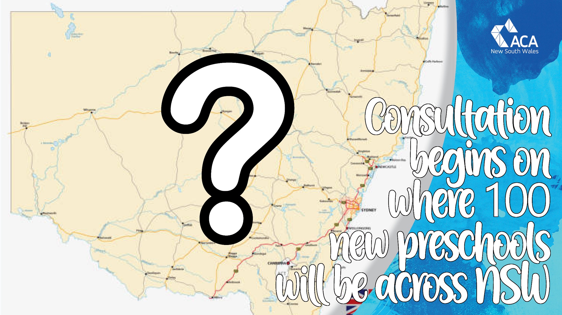 Where will 100 new preschools on school grounds be across NSW?