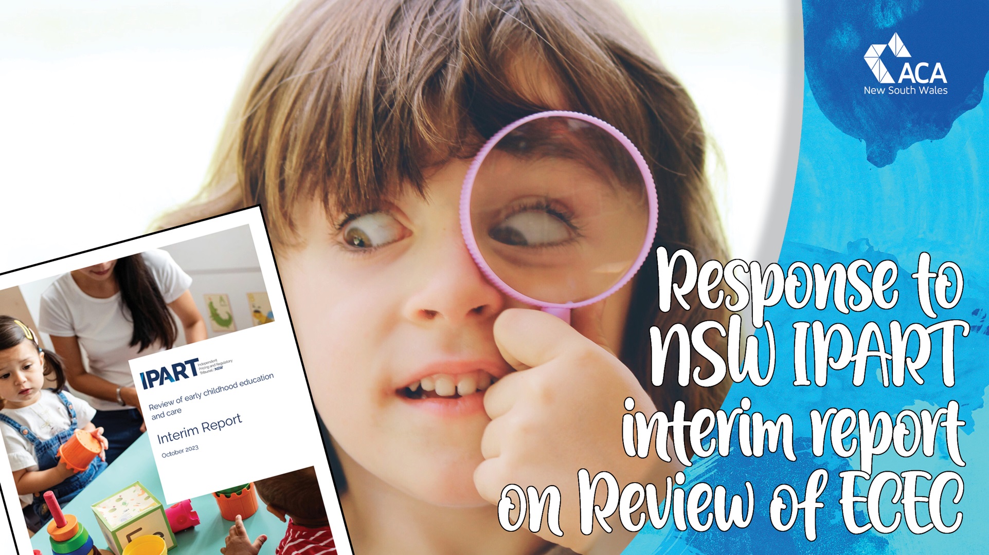 Response to NSW IPART Interim Report on the Review of NSW's Early Childhood Education and Care