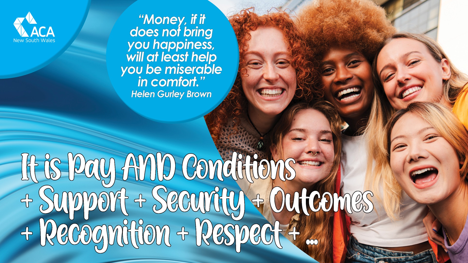 It is Pay AND Conditions AND ...