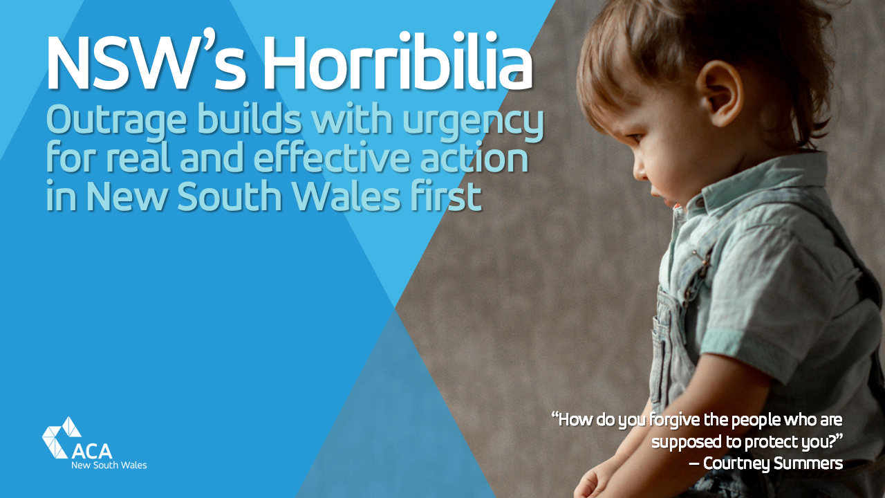 Sector's anger builds with calls for answers and action: NSW's latest child abuse