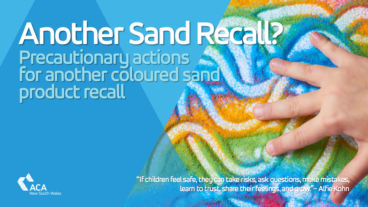 Another (asbestos-contaminated) Sand Recall?