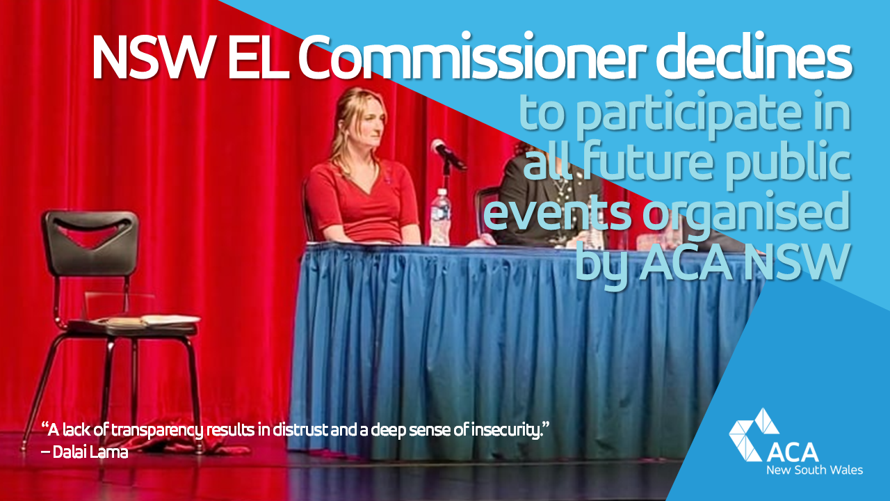 NSW Early Learning Commissioner declines to engage publicly