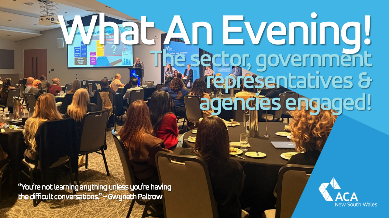 The sector, government representatives and agencies engaging, discussing and seeking solutions