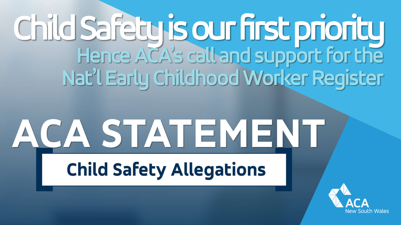 Child safety is our first priority!