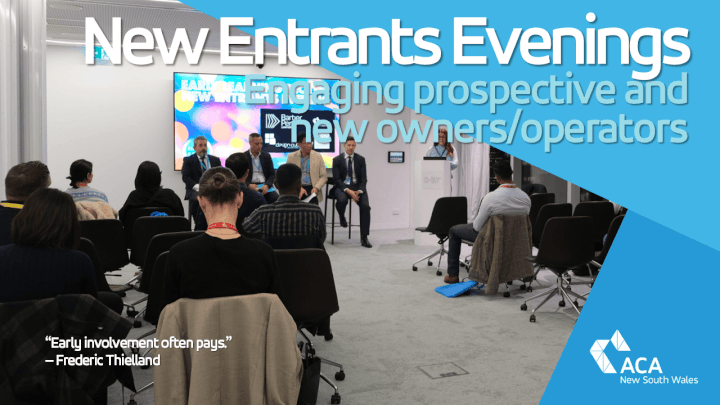 Engaging through New Entrants Evenings