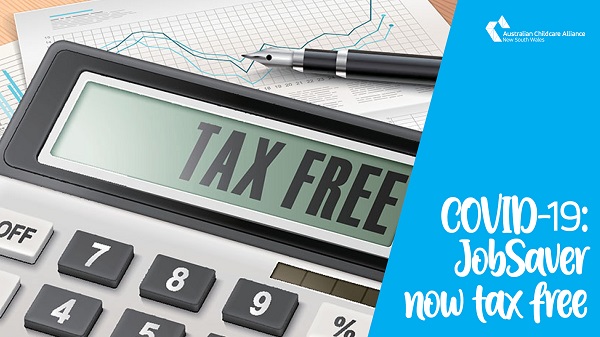 COVID-19: JobSaver is now tax free