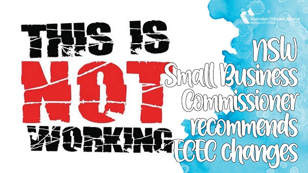 NSW Small Business Commissioner calls for ECEC changes