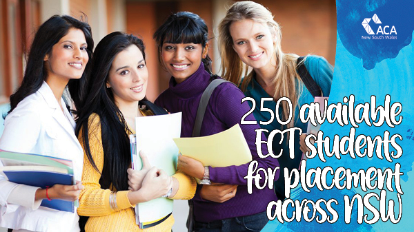250 ECT Students for Placement across NSW