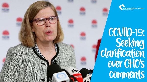 COVID-19: Seeking urgent clarification over Dr Kerry Chant's comments (18 August 2021)