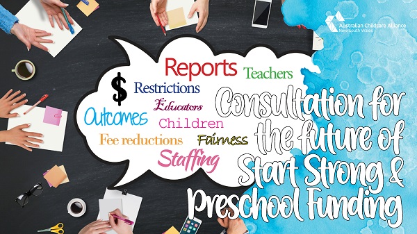 Consultation for the future of Start Strong & Preschool Funding