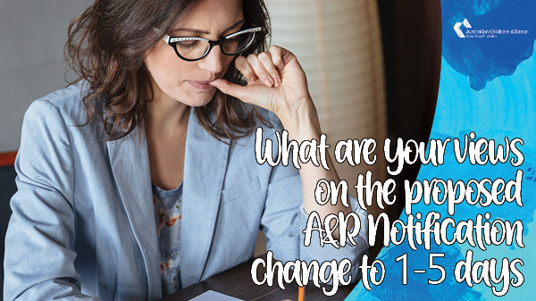 What are your views on the proposed A&R notification change to 1-5 days?