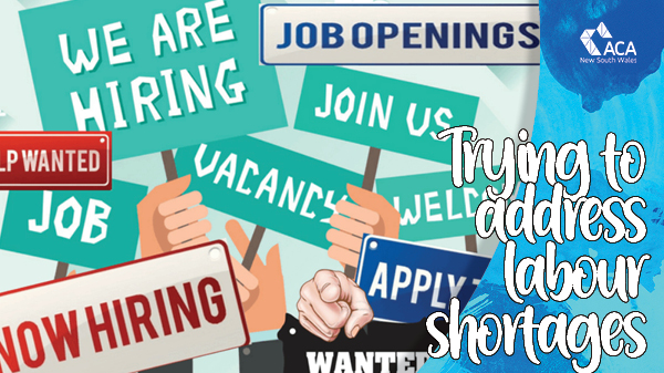 (Feverishly) trying to address labour shortages