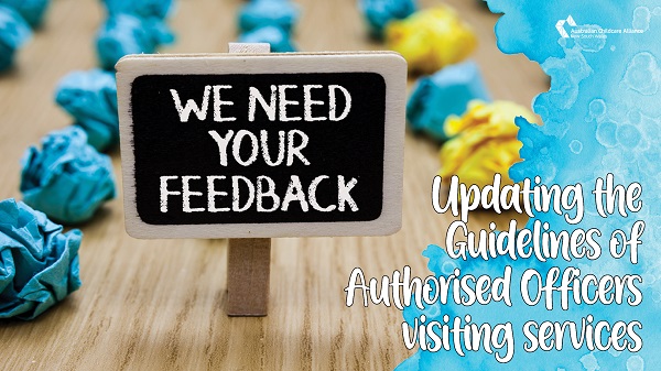 Updating the Guidelines for Authorised Officers visiting services
